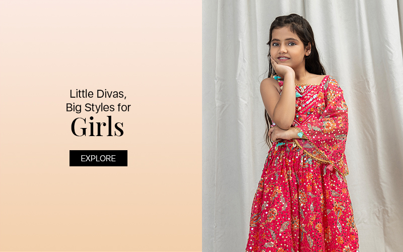Girls Ethnic and casual wear