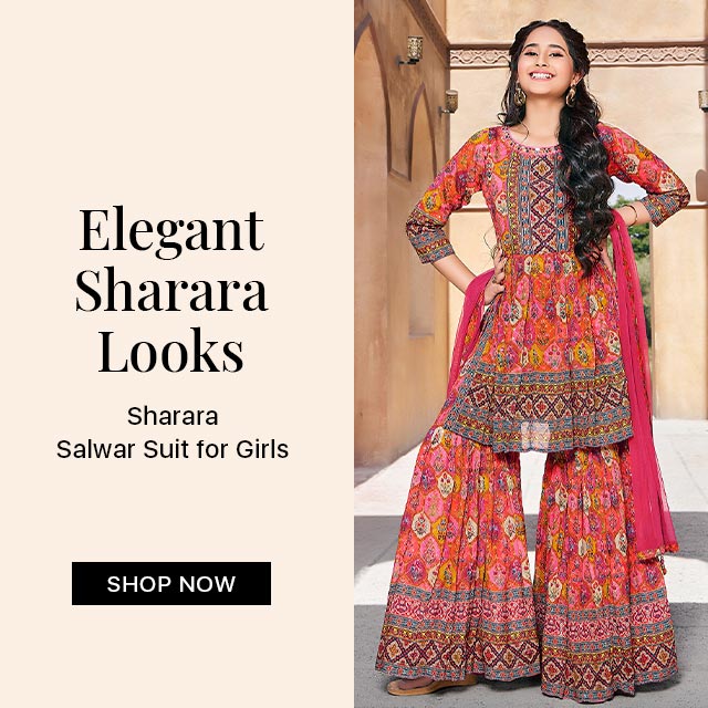 Elegant Sharara Suits for Girls