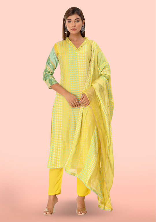 Yellow Color Palazzo Set Collection