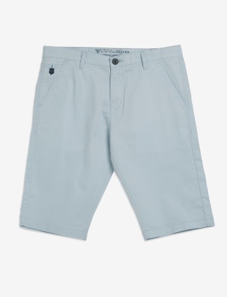 Beevee sky blue slim fit shorts