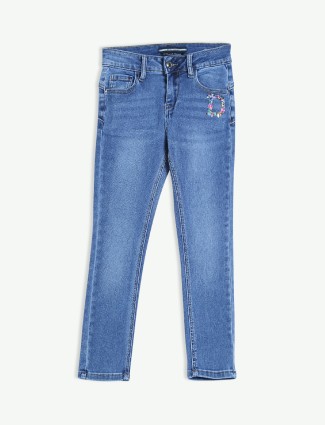 Deal denim blue washed jeans
