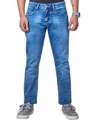 Dragon Hill blue casual wear solid jeans