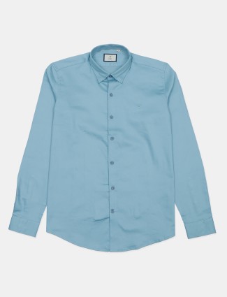 Frio cotton light blue casual shirt