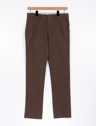 Indian Terrain brown cotton trouser