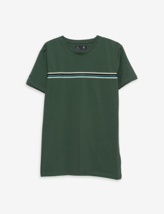 Kuch Kuch cotton green t shirt