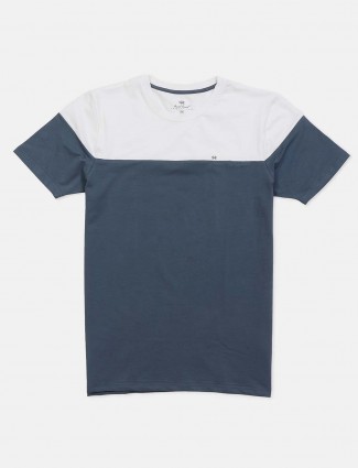 Kuch Kuch solid dark grey cotton t-shirt