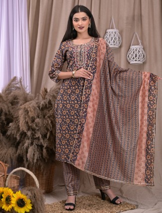 Shop Maroon Cotton Silk Suit Set - Set of Three | The Secret Label | Silk  kurti designs, Kurti designs party wear, Kurti designs
