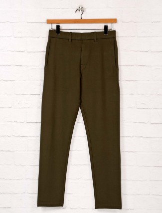 Maml presented olive solid track pant