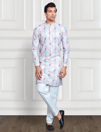 Newest multi color rayon cotton kurta suit
