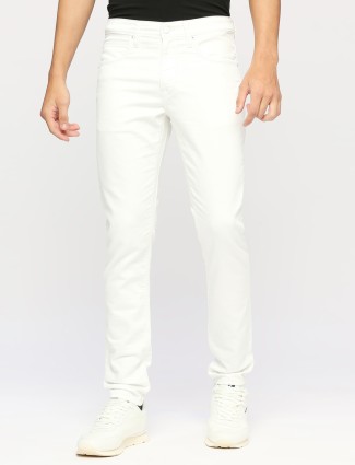 Pepe Jeans white jeans in skinny fit