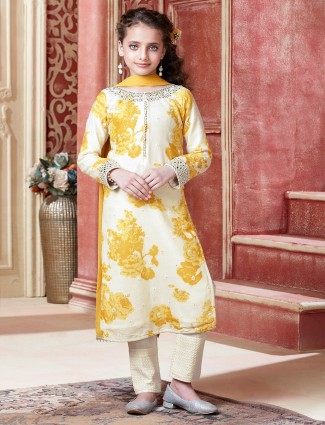 Sunshine yellow salwar suit for wedding sessions