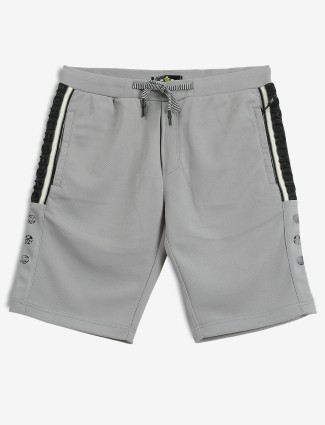 TYZ grey texture shorts