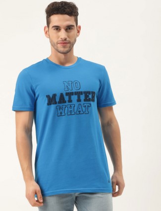 UCB blue printed t-shirt
