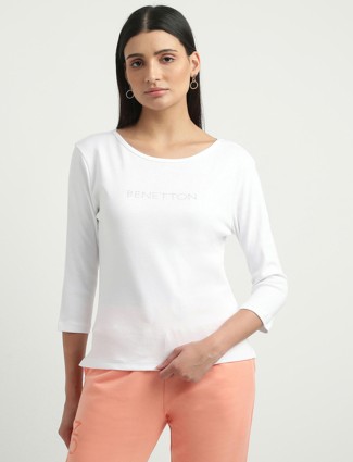 UCB cotton white t shirt