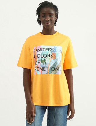 UCB orange half sleeve t shirt
