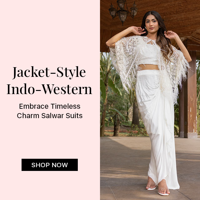 Jacket Style Indo-Western Salwar Suits