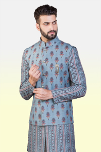 Shop Kurta pajama with waistcoat in different colors and price
