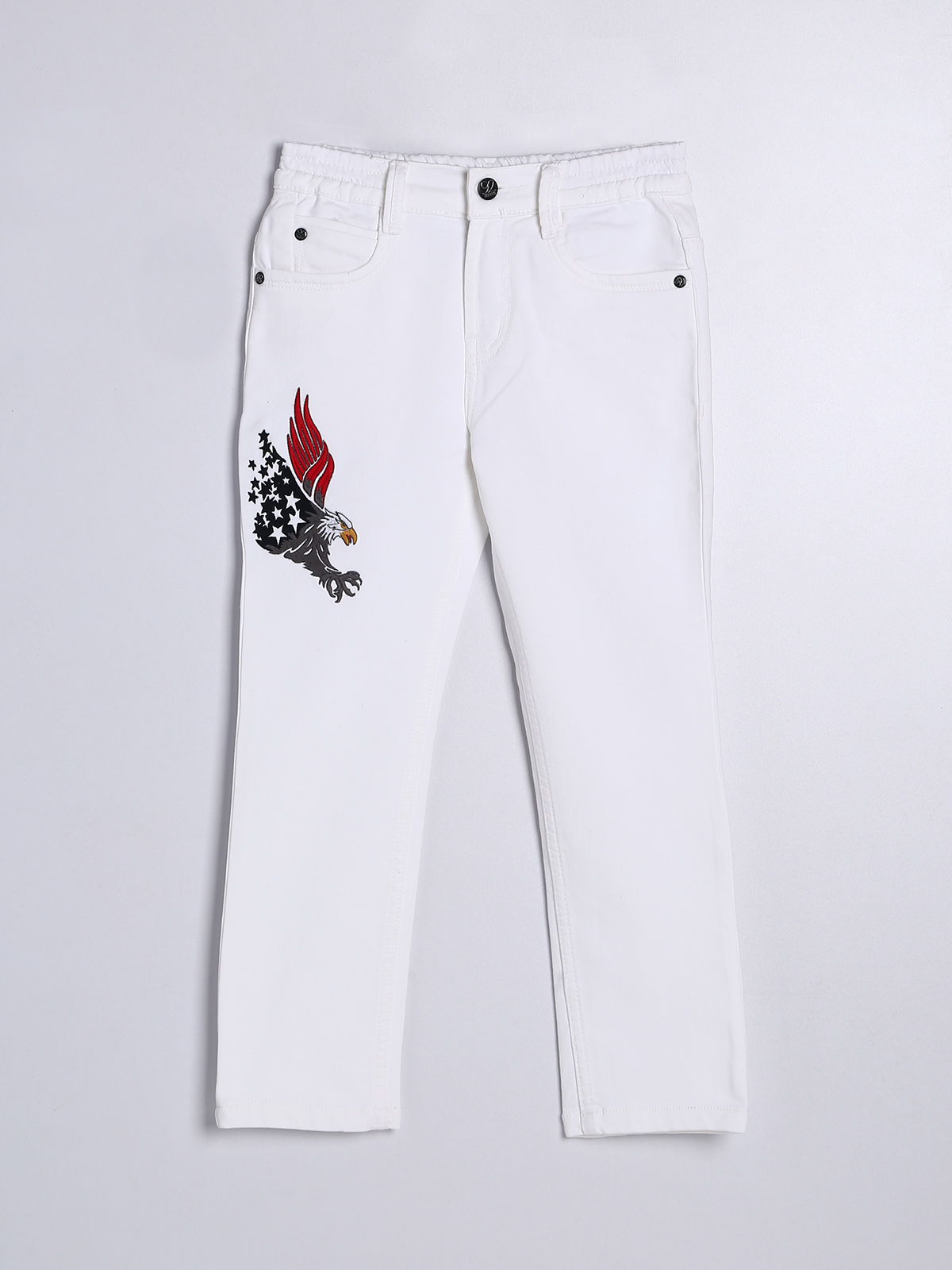 Buy White Cargo Baggy Fit Denim Jeans Online | Tistabene - Tistabene