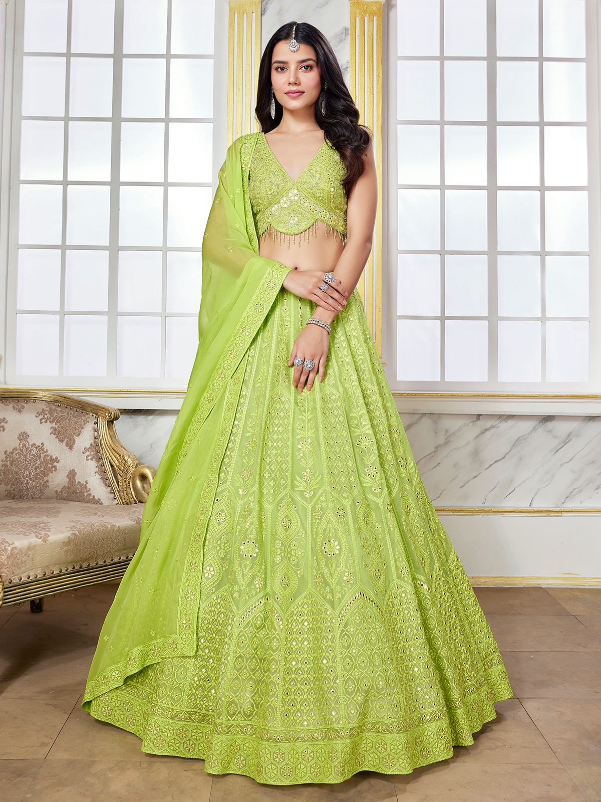 Buy Latest Designer Lehengas for Women Online in India | Libas