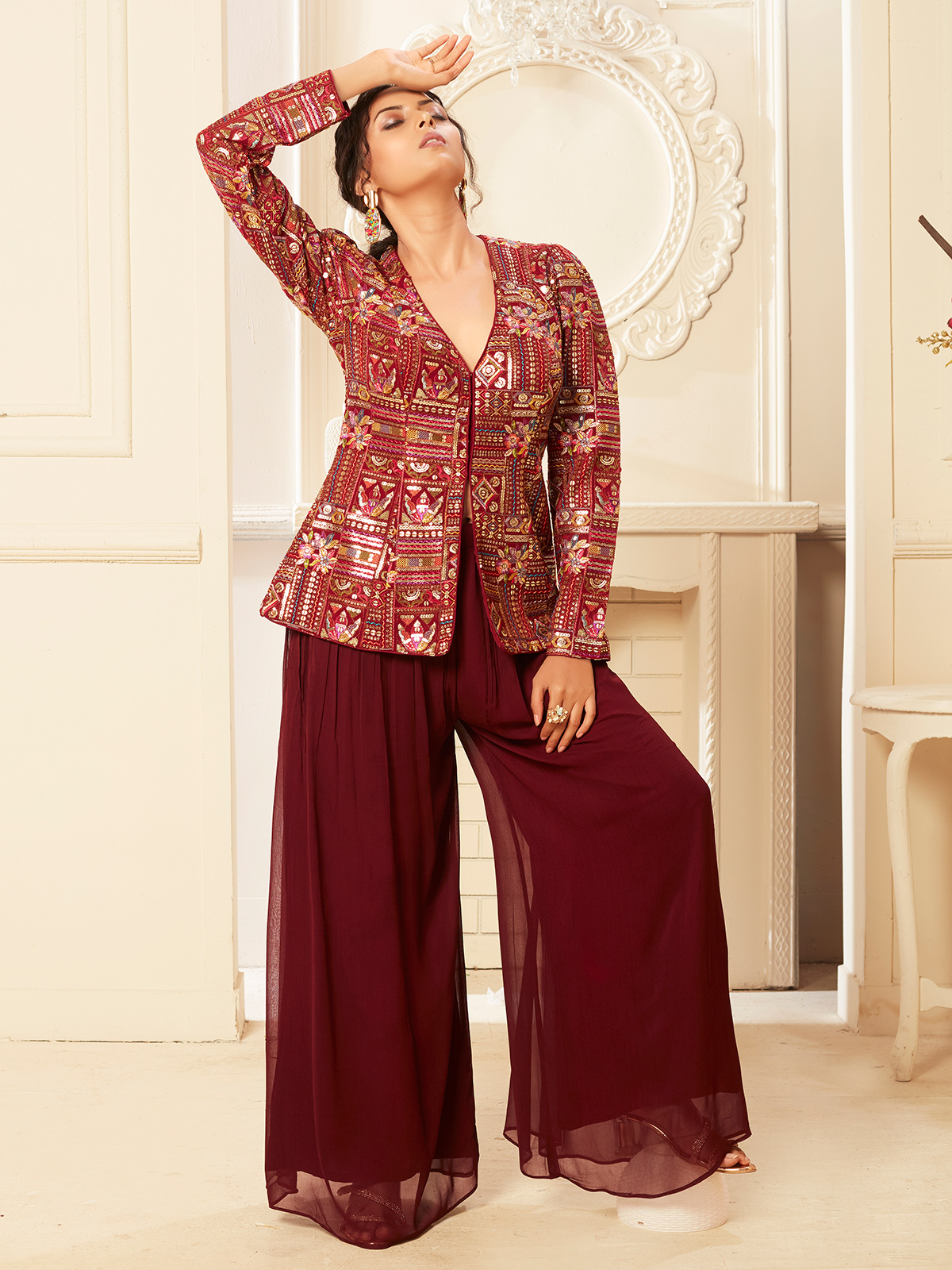 Shop For Women's Ethnic Jackets & Waistcoats Online At Best Prices | LBB