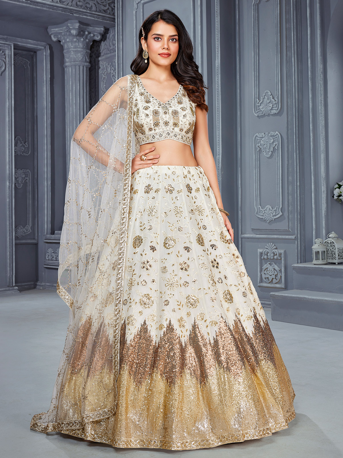 Gold Lehenga for Sangeet - Designer Collection with Prices