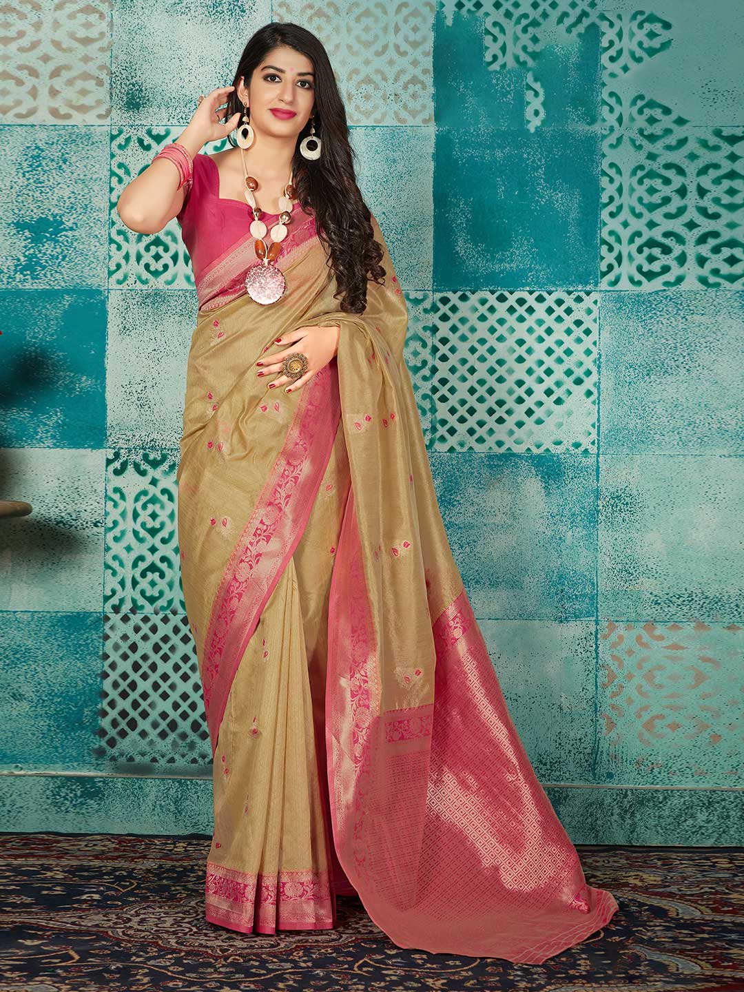 reception wear saree