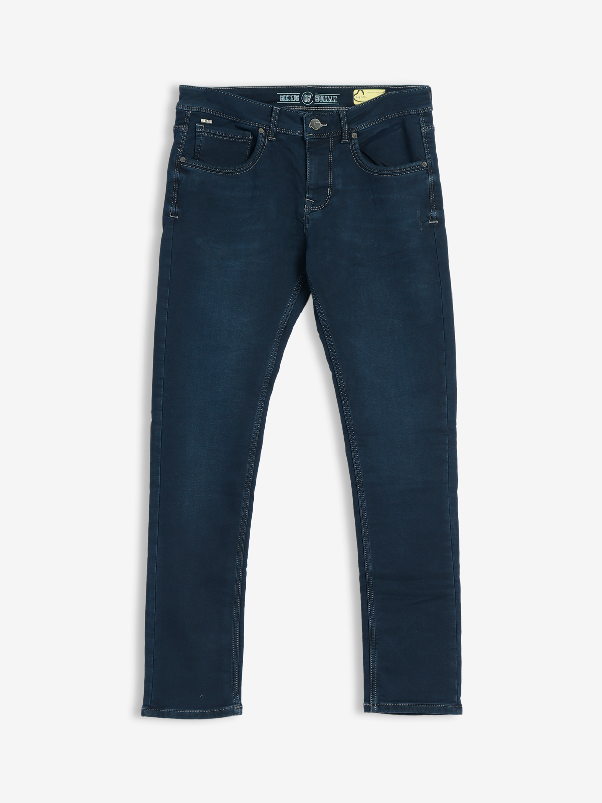 Buy Being Human Men Boot Cut Fit Denim Jeans online