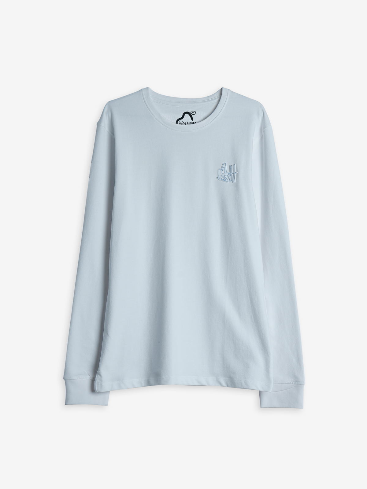 Being Human white cotton full sleeves t shirt G3 MTS17367