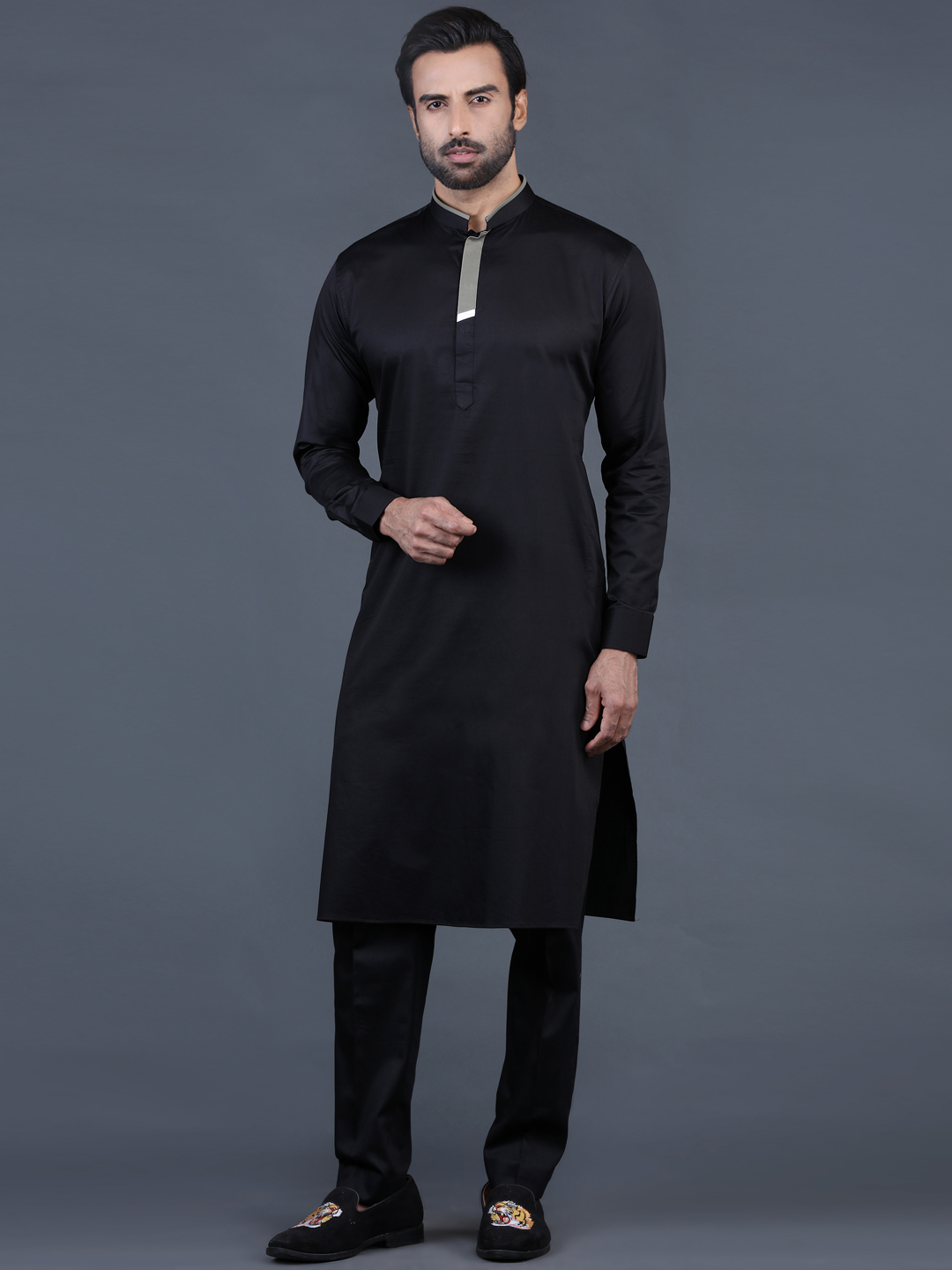 Buy Gazelle & Stag Men's Regular Cotton Pathani Suit/Pathani Kurta Set  Classic Collar Color Royal Blue at Amazon.in