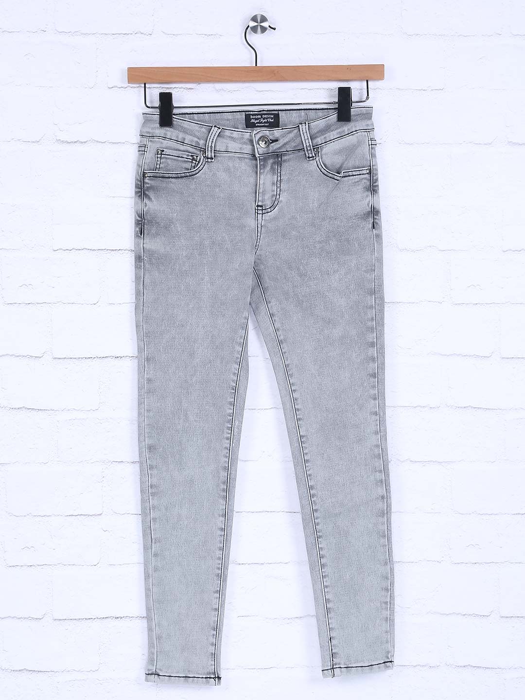 grey color jeans