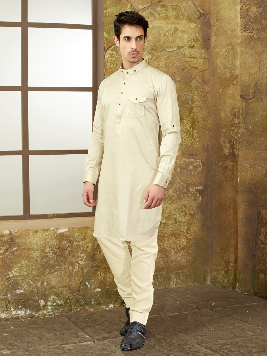 simple pathani suit