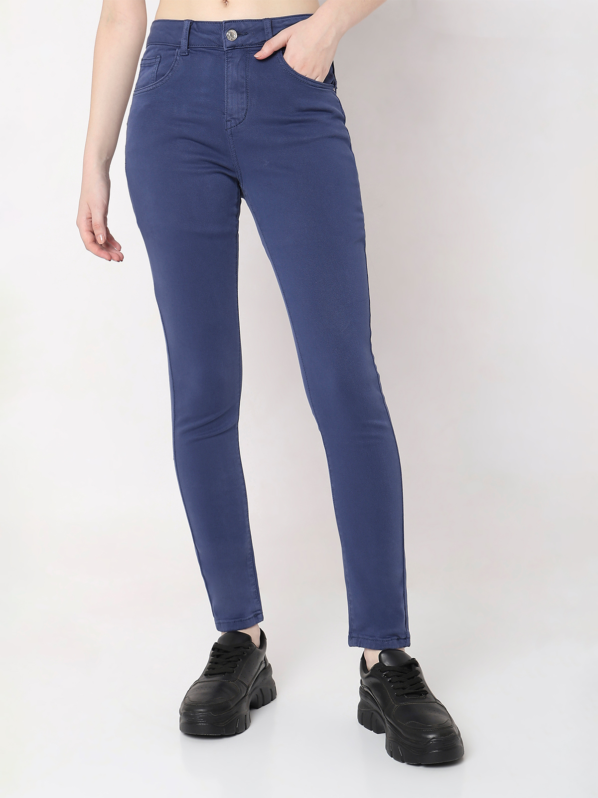 Good Lookin' Dark Wash Blue Sneak Peek Jeans | Boutique Jeans