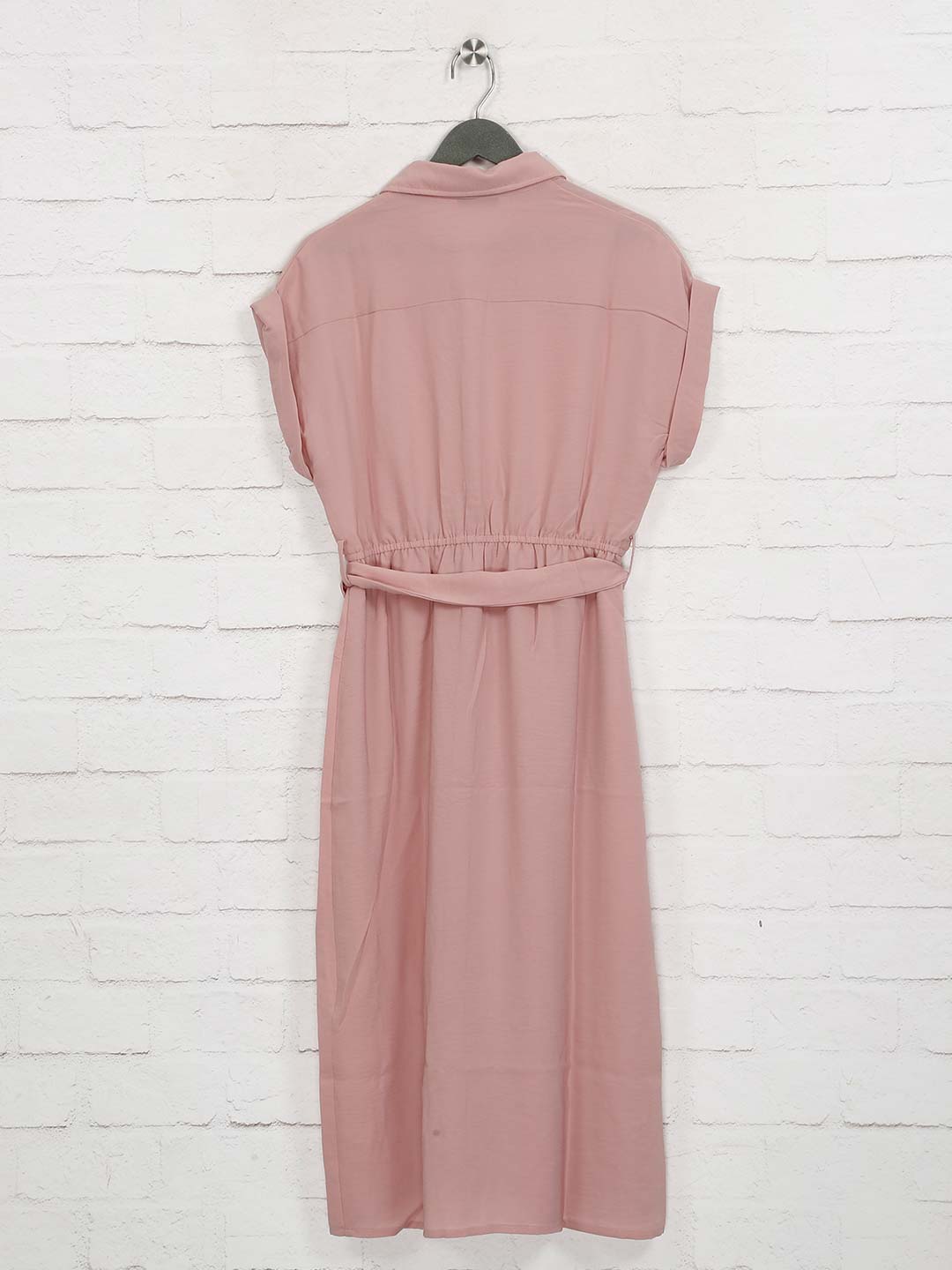 dusty pink dress casual