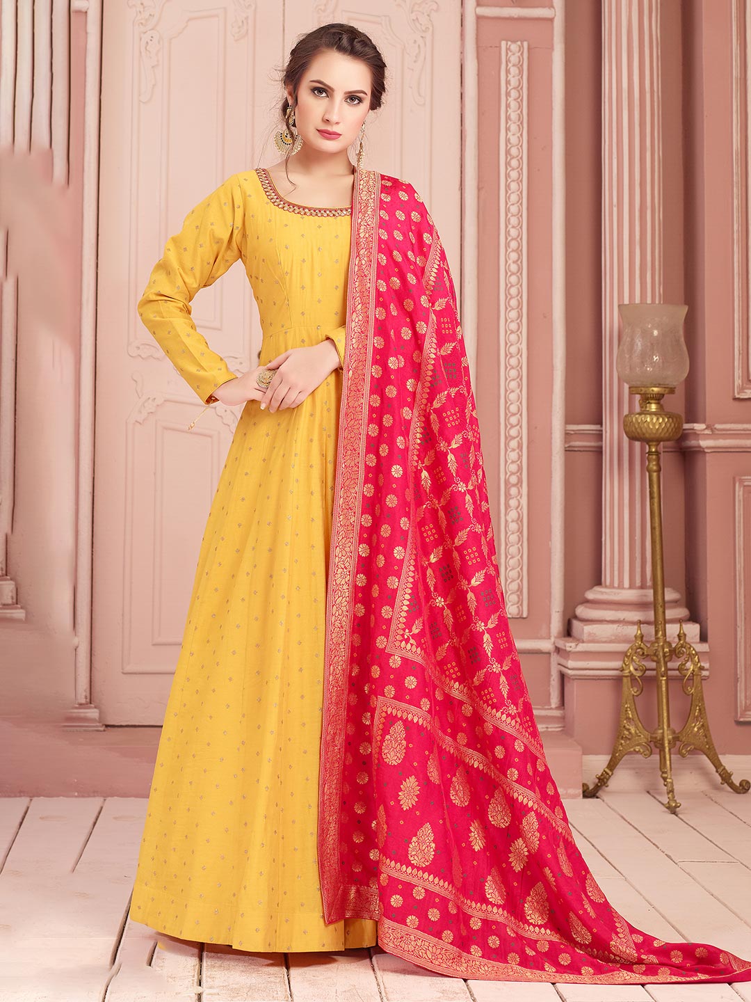 floor touch anarkali