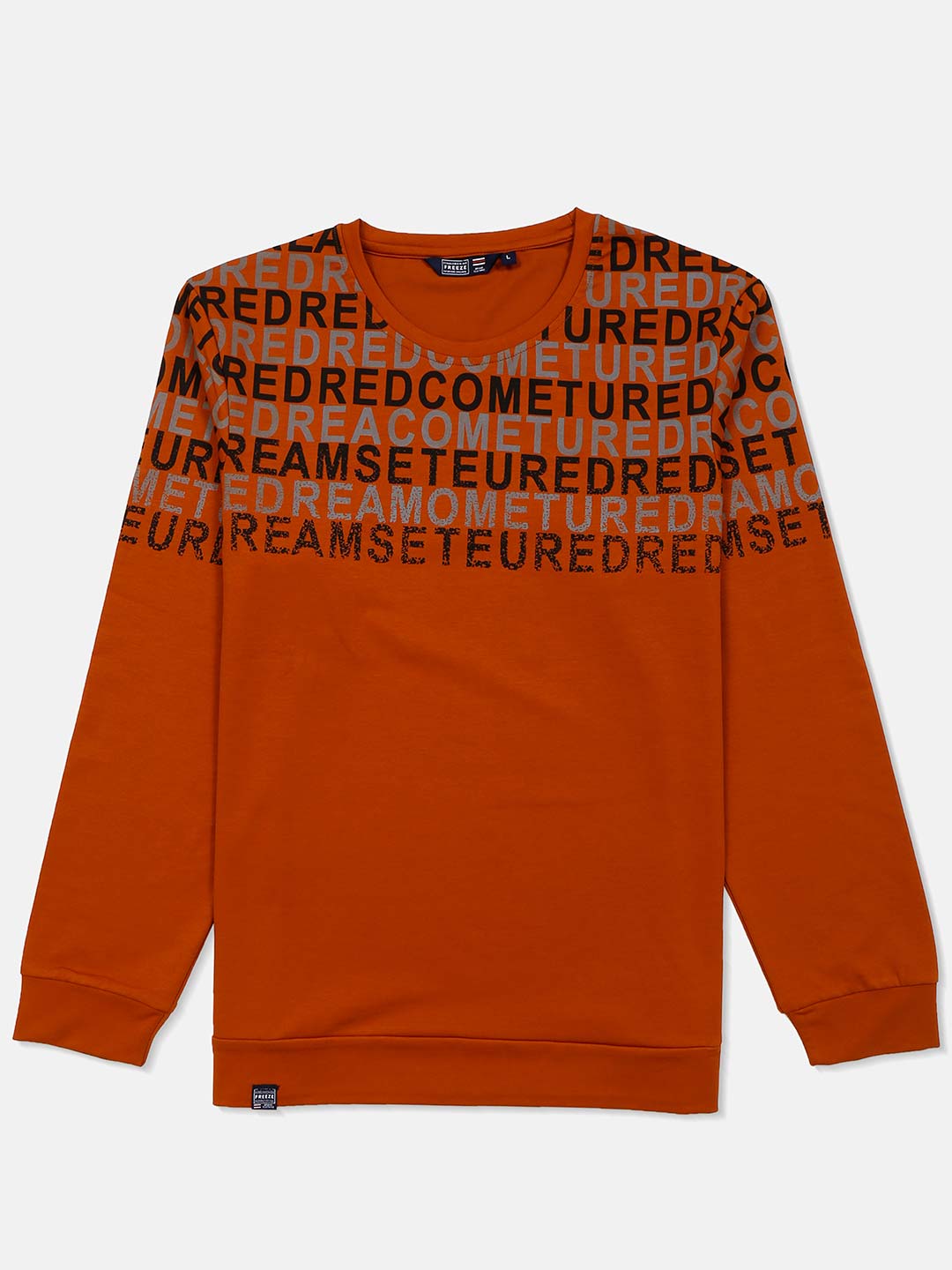 rust orange hoodie