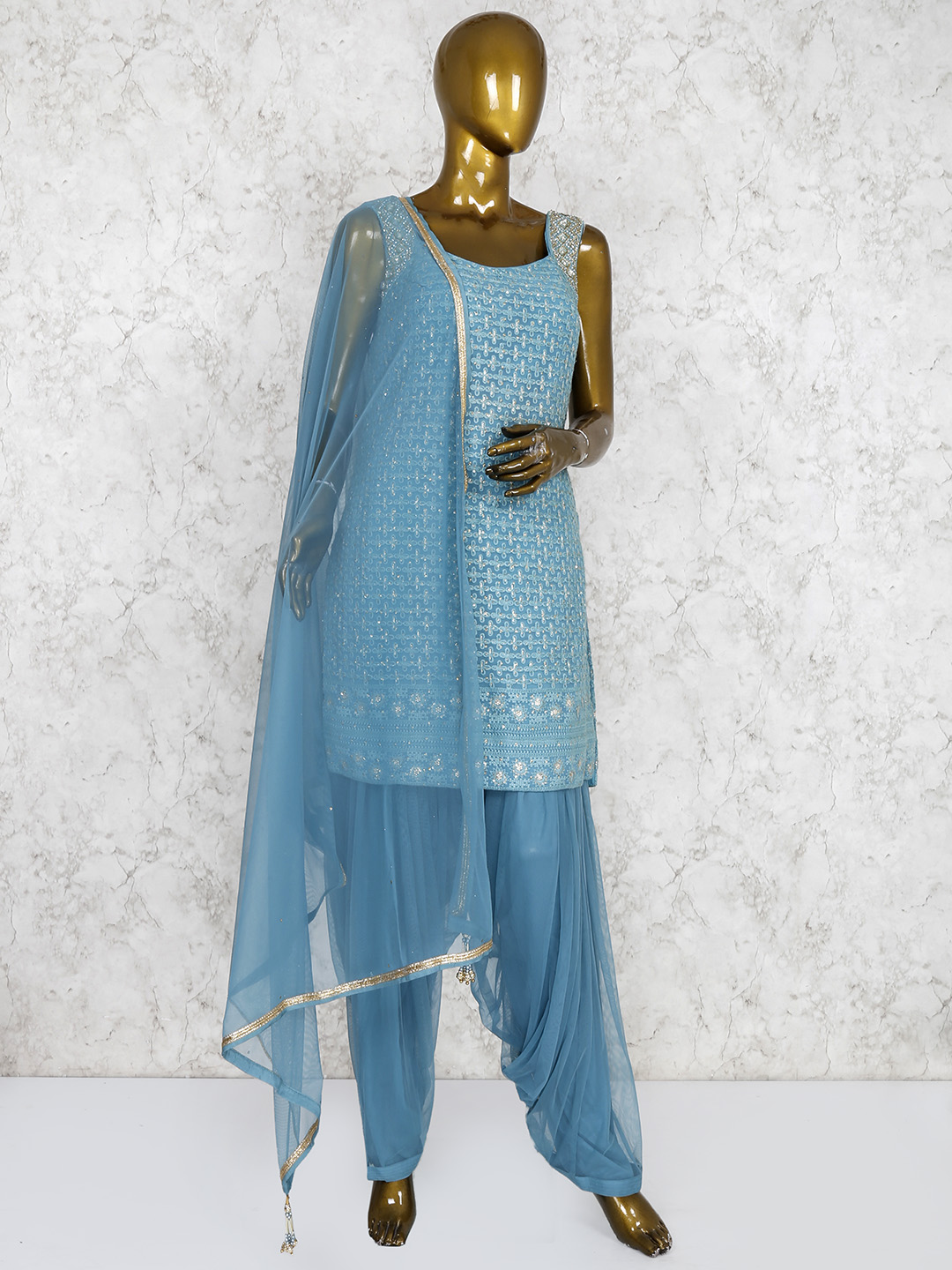 Voonik sharara shop suit