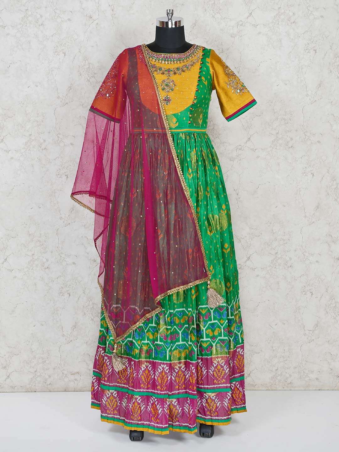 cotton anarkali dress with price