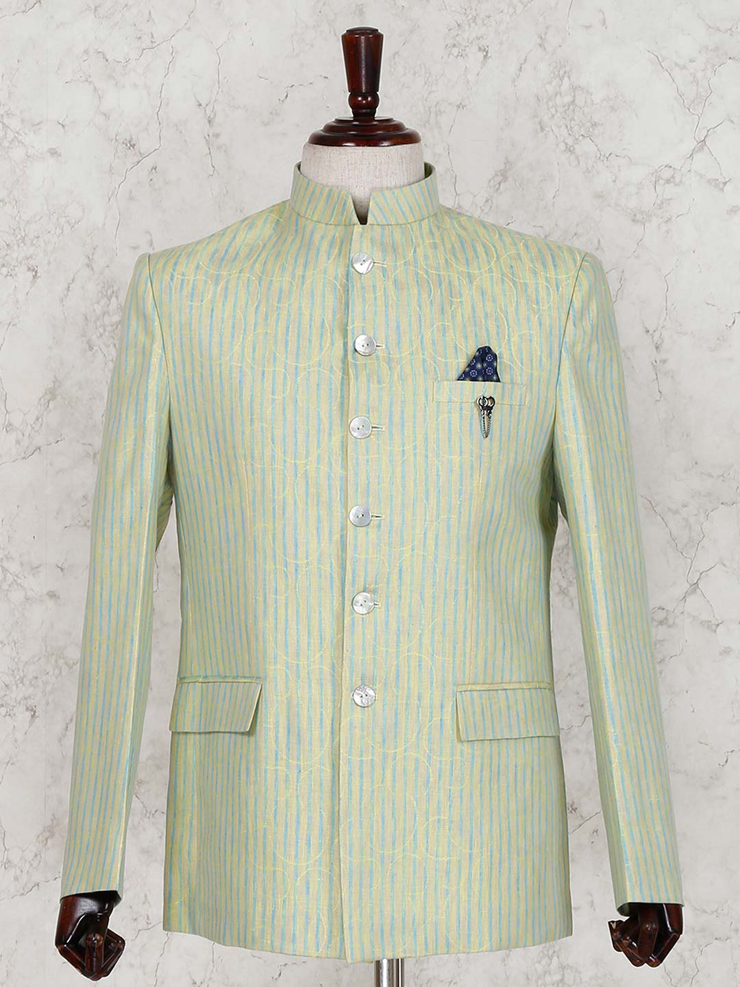 green jodhpuri suit