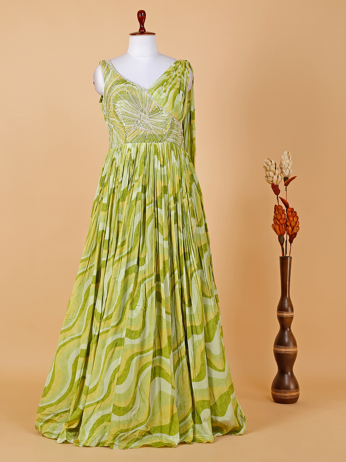 Green gown new arrivals online