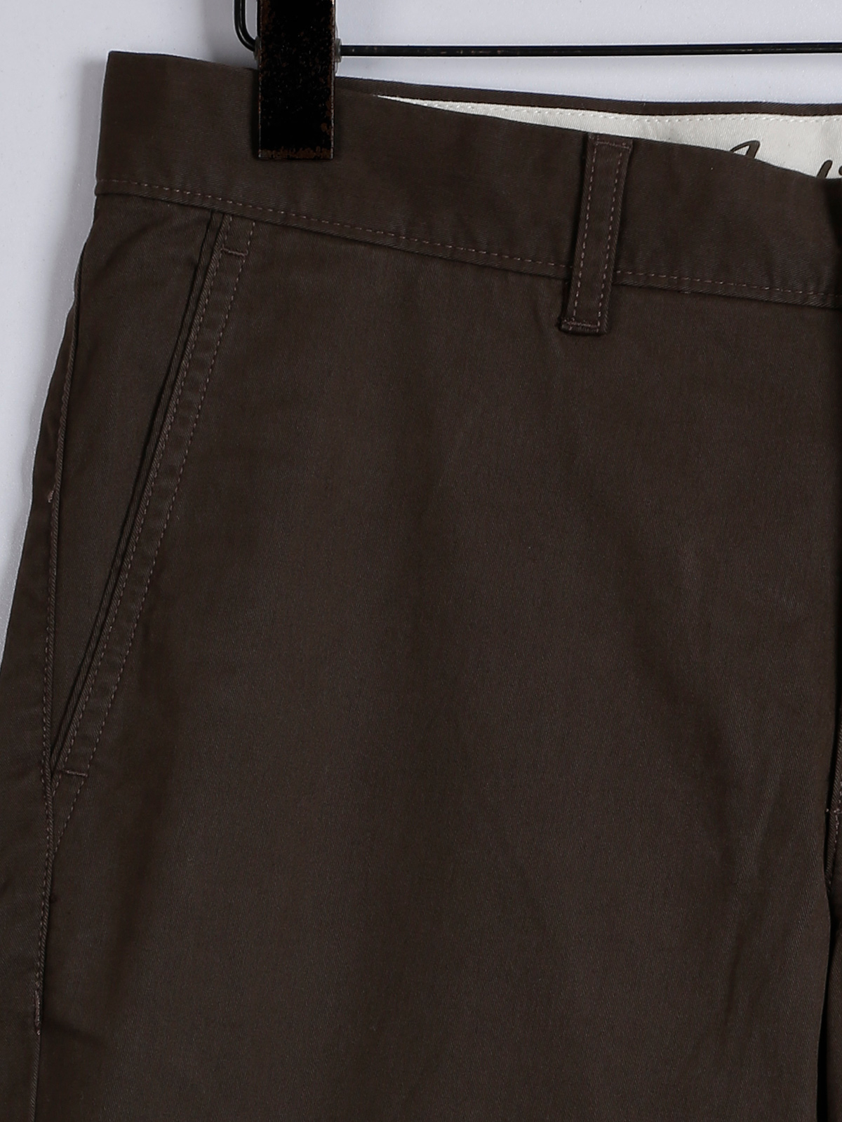 Buy INDIAN TERRAIN Mens Brooklyn Fit Solid Casual Trousers | Shoppers Stop