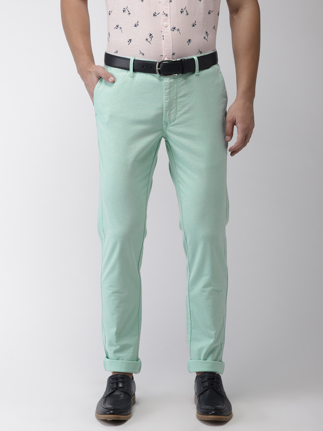Buy Olive Green Trousers & Pants for Men by INDIAN TERRAIN Online | Ajio.com