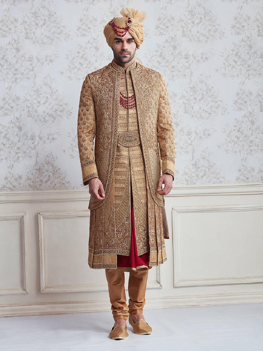 Shop Black velvet Embroidered Work Indowestern Sherwani Wedding Wear Online  at Best Price | Cbazaar