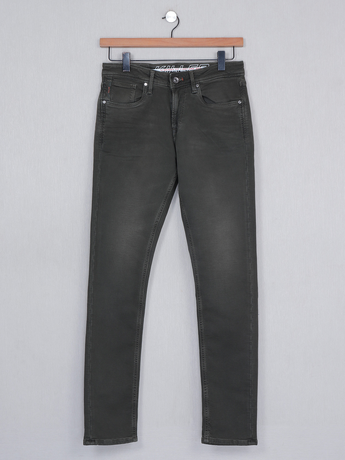 Killer denim olive slim fit washed men jeans - G3-MJE3593