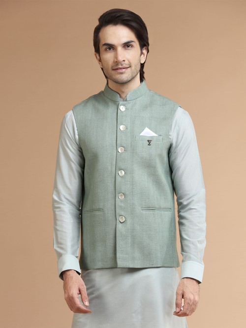 Sea top green waistcoat