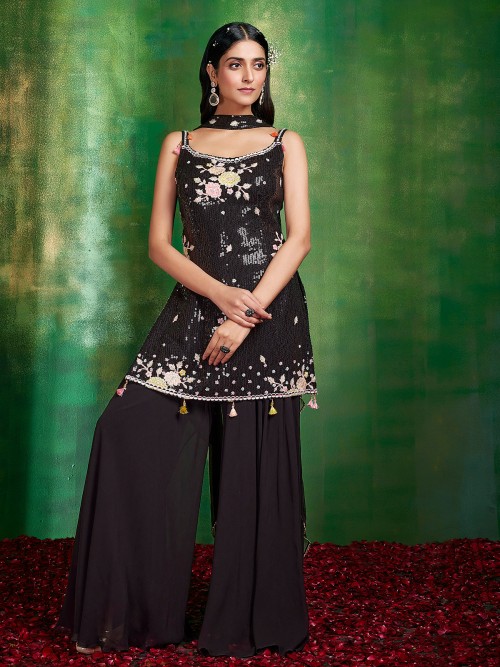 Black Salwar Kameez - Buy Black Salwar Kameez Online