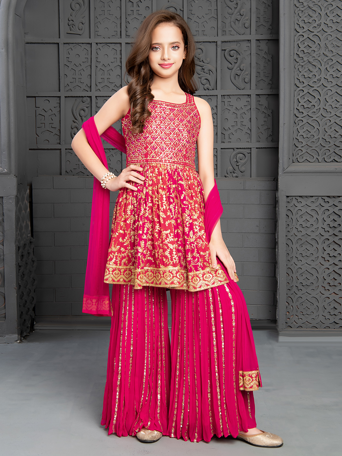 Girls sharara suits store