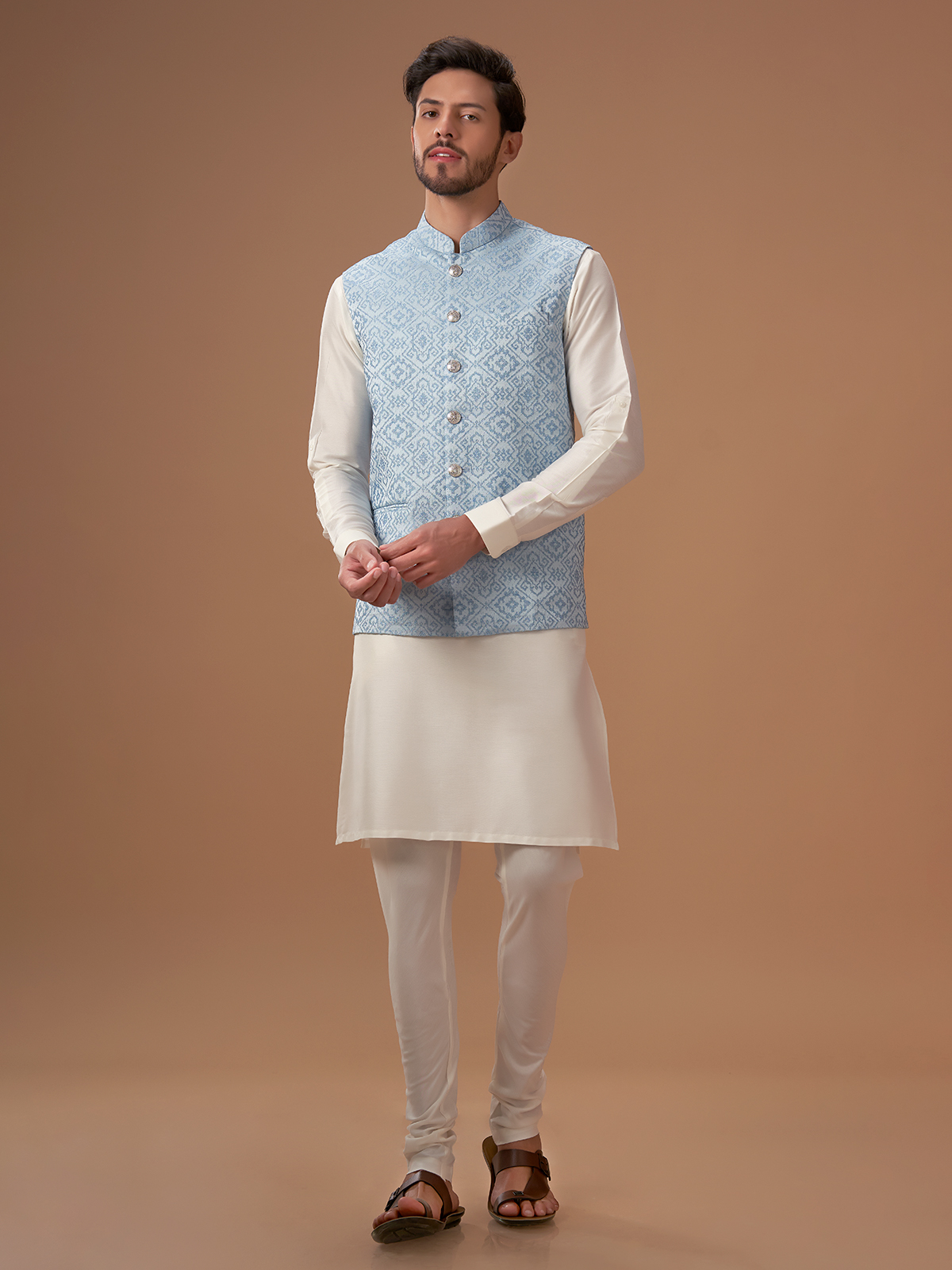 Waistcoat new arrivals sky blue