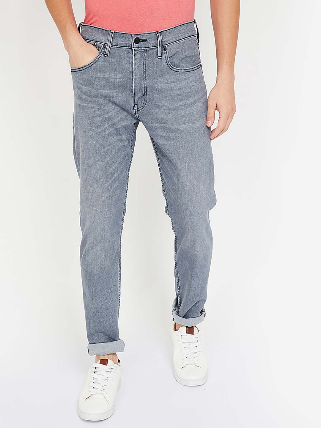 levis 512 grey jeans