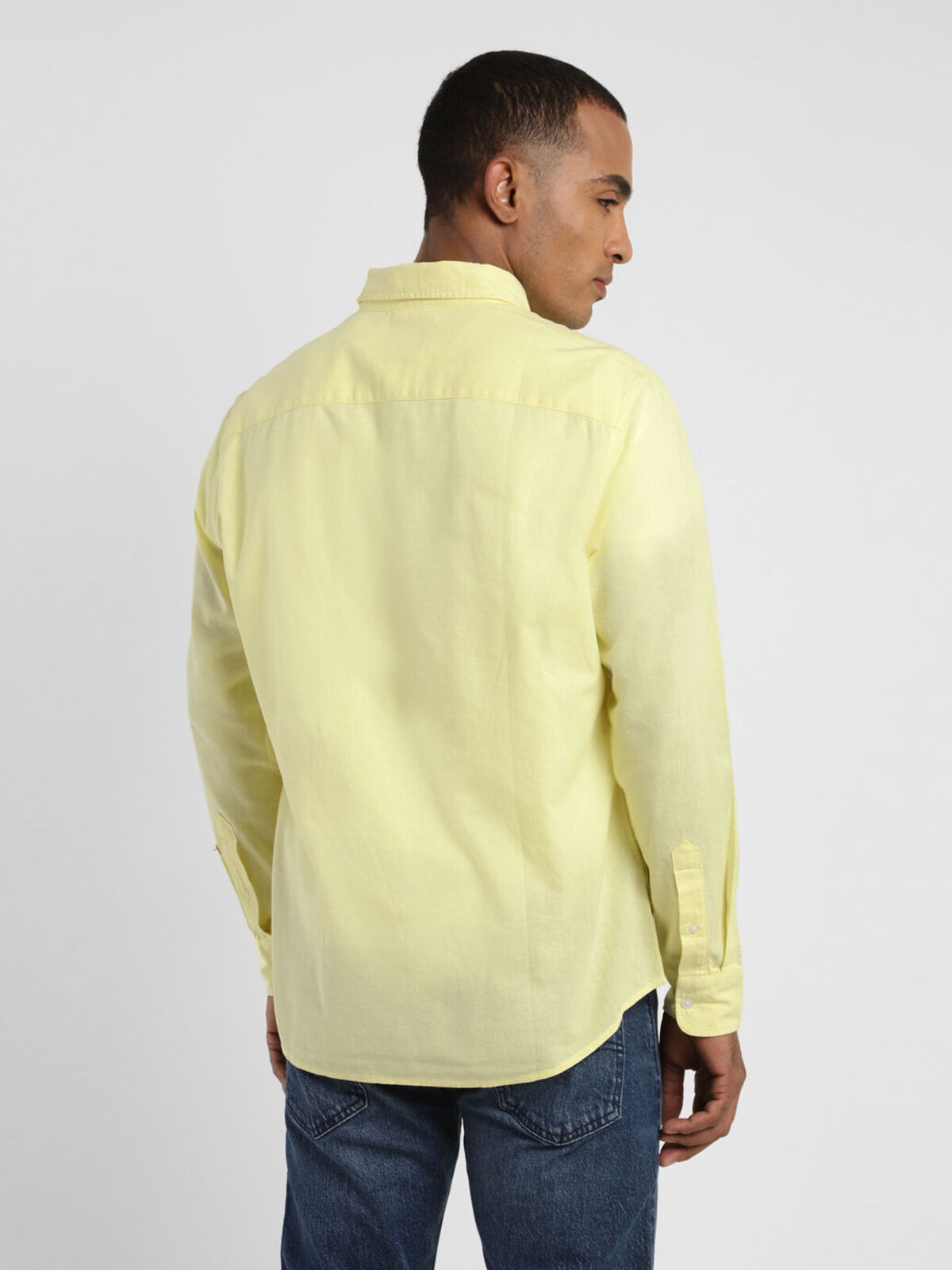 Spykar Men Solid Casual Yellow Shirt - Buy Yellow Spykar Men Solid Casual Yellow  Shirt Online at Best Prices in India | Flipkart.com