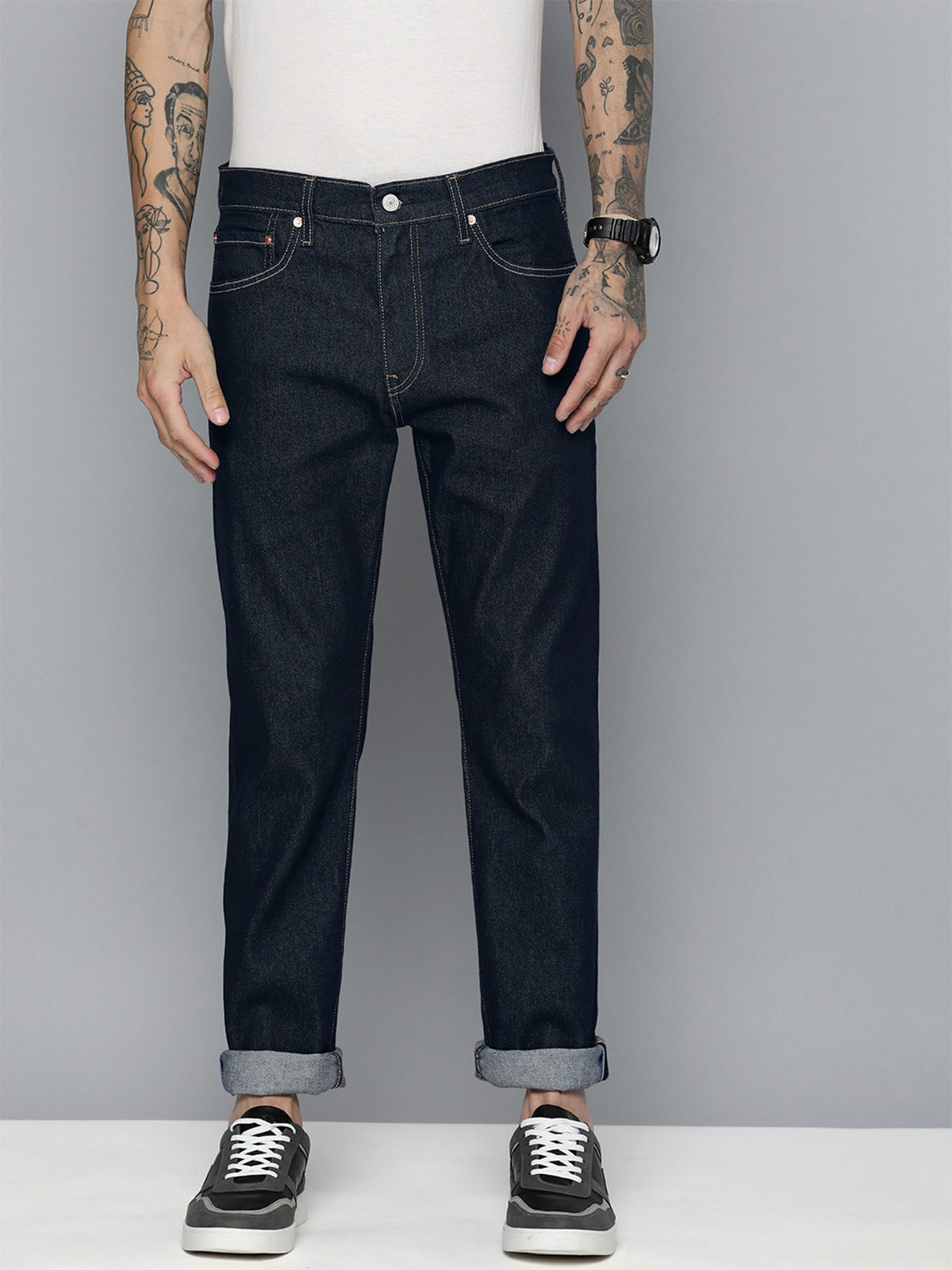 Levis dark navy solid 512 slim taper jeans G3 MJE4600 G3fashion